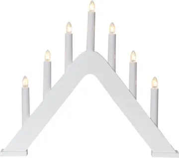 Jarve Ljusstake 41 cm - vit - Inredning - Julpynt & helgdekoration - Julpynt & juldekoration