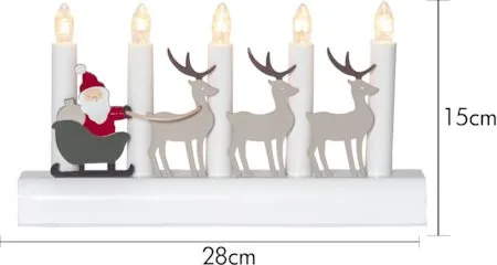 Julia Ljusstake 28 cm - flerfärgad - Inredning - Julpynt & helgdekoration - Julpynt & juldekoration