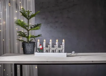 Julia Ljusstake 28 cm - flerfärgad - Inredning - Julpynt & helgdekoration - Julpynt & juldekoration