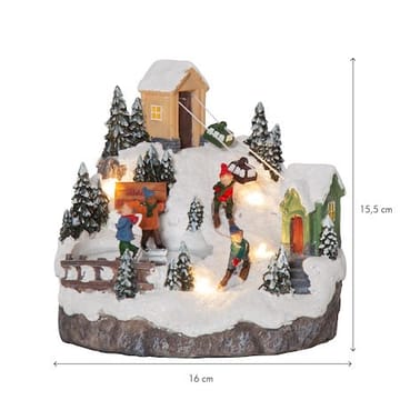 Alpville Juldekoration belysning 16 cm - Flerfärgad - Inredning - Julpynt & helgdekoration - Julpynt & juldekoration - Julängel & julfigur