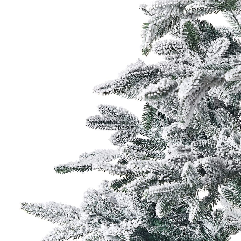 Bassie Snöig Plastgran 240 cm - Vit/Grön - Inredning - Julpynt & helgdekoration - Julpynt & juldekoration - Plastgran