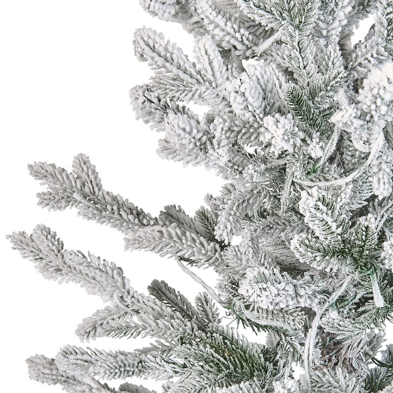 Brisco Snöig Plastgran 180 cm med Belysning - Vit/Grön - Inredning - Julpynt & helgdekoration - Julpynt & juldekoration - Plastgran