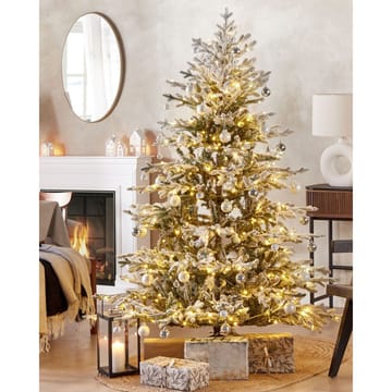 Brisco Snöig Plastgran 180 cm med Belysning - Vit/Grön - Inredning - Julpynt & helgdekoration - Julpynt & juldekoration - Plastgran