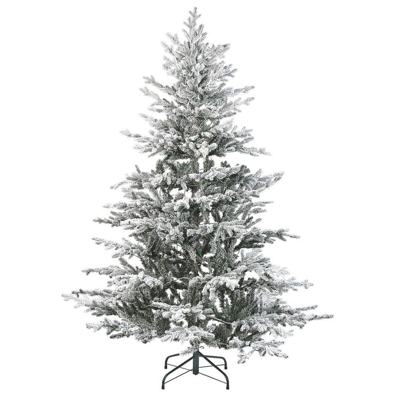 Brisco Snöig Plastgran 180 cm med Belysning - Vit/Grön - Inredning - Julpynt & helgdekoration - Julpynt & juldekoration - Plastgran
