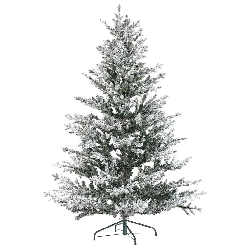 Brisco Snöig Plastgran 180 cm, Vit/Grön