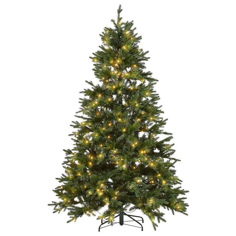 Fiddle Plastgran 210 cm med Belysning, Grön