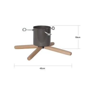 Granig Julgransfot 45 cm - mullvad och naturträ - Inredning - Julpynt & helgdekoration - Julpynt & juldekoration