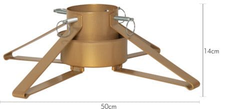 Granig Julgransfot 50 cm - guld - Inredning - Julpynt & helgdekoration - Julpynt & juldekoration