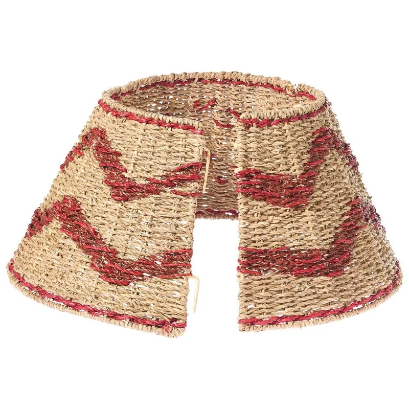 Julgranskrage Hiver - Naturlig, Röd 43x43x24 cm - Inredning - Julpynt & helgdekoration - Julpynt & juldekoration - Julgransfot