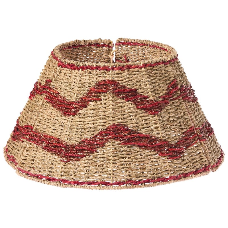 Julgranskrage Hiver, Naturlig, Röd 43x43x24 cm