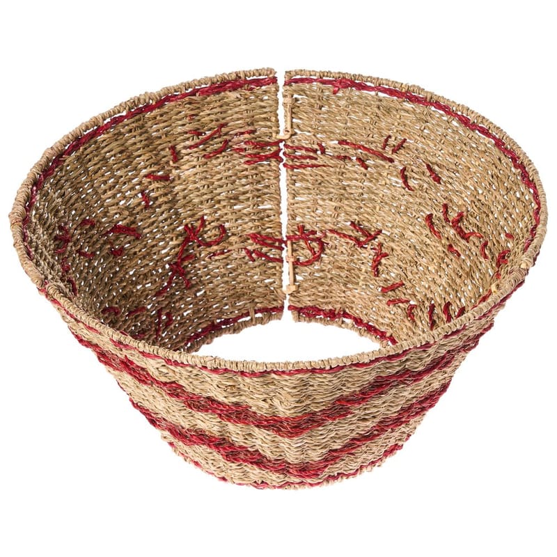 Julgranskrage Hiver - Naturlig, Röd 43x43x24 cm - Inredning - Julpynt & helgdekoration - Julpynt & juldekoration - Julgransfot