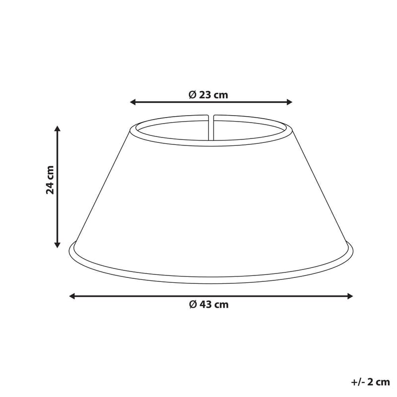 Julgranskrage Hiver - Naturlig, Röd 43x43x24 cm - Inredning - Julpynt & helgdekoration - Julpynt & juldekoration - Julgransfot