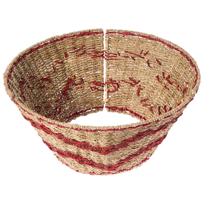 Julgranskrage Hiver - Naturlig, Röd 51x51x24 cm - Inredning - Julpynt & helgdekoration - Julpynt & juldekoration - Julgransfot