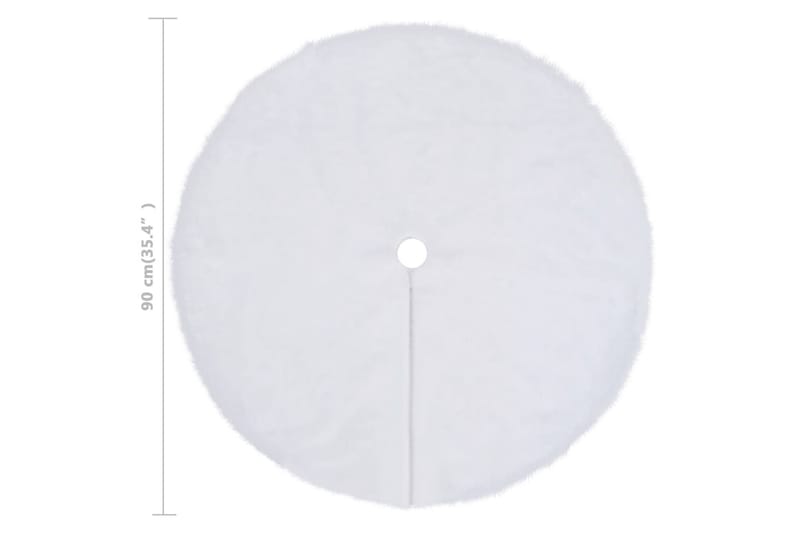 Julgranskrage vit 90 cm fuskpäls - Vit - Inredning - Julpynt & helgdekoration - Julpynt & juldekoration