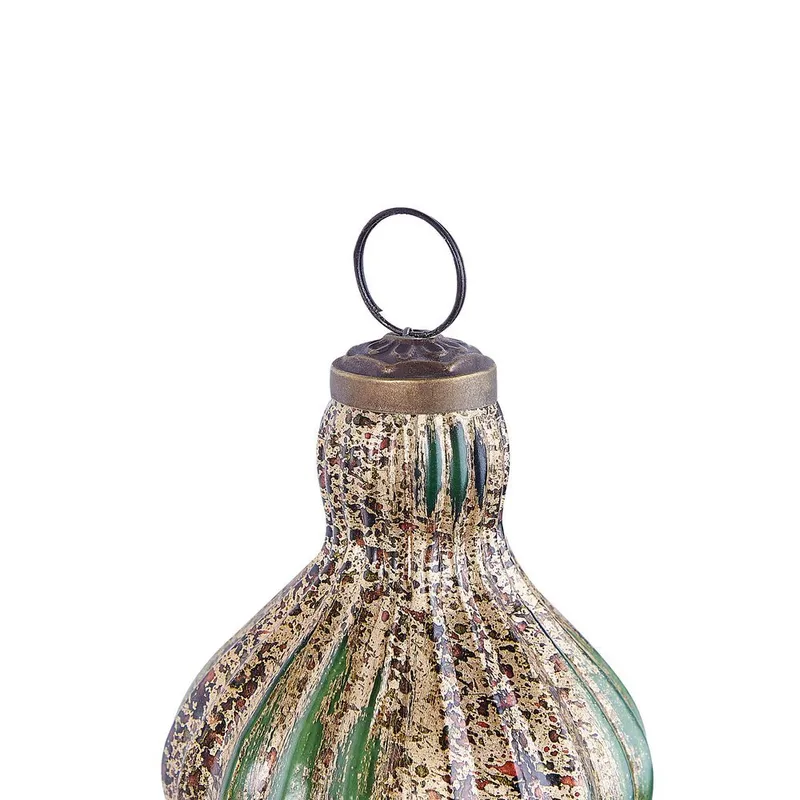 Julgranskula Brillant Set med 8 - Guld, Grön - Inredning - Julpynt & helgdekoration - Julpynt & juldekoration