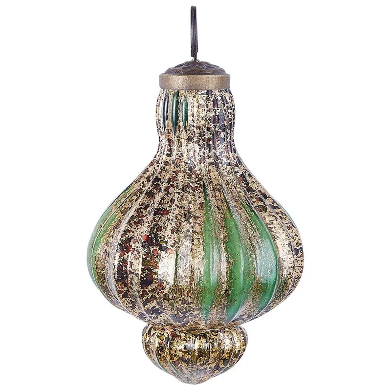 Julgranskula Brillant Set med 8 - Guld, Grön - Inredning - Julpynt & helgdekoration - Julpynt & juldekoration