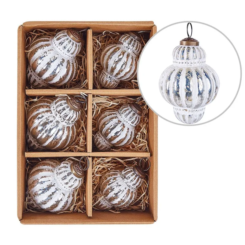 Julgranskula Cremeux Set med 6, undefined