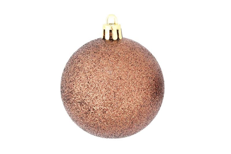 Julgranskulor 100 delar set 3/4/6 cm brun/brons/guld - Brun/Brons/Guld - Inredning - Julpynt & helgdekoration - Julpynt & juldekoration