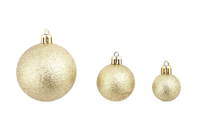 Julgranskulor 100 delar set 3/4/6 cm guld - Guld - Inredning - Julpynt & helgdekoration - Julpynt & juldekoration