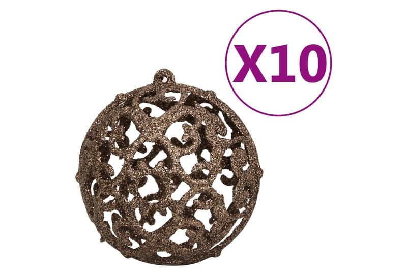 Julgranskulor 120 st med spira och 300 LED roséguld - Roséguld - Inredning - Julpynt & helgdekoration - Julpynt & juldekoration