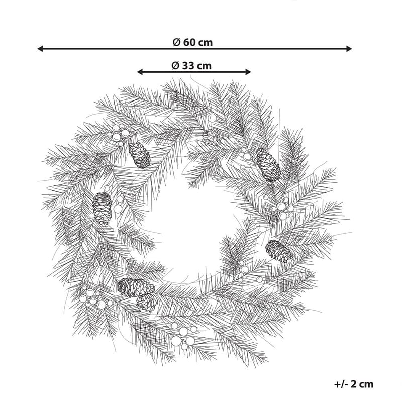 Julkrans Elbrus - Inredning - Julpynt & helgdekoration - Julpynt & juldekoration - Julkrans