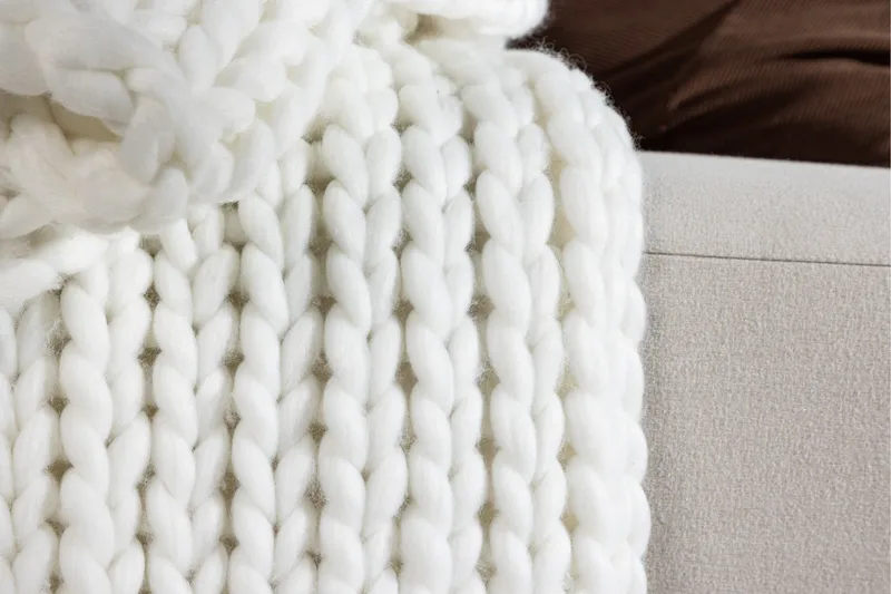 Kate Pläd 130x170 cm - Vit - Textil & mattor - Filtar, kuddar & plädar - Filtar & plädar
