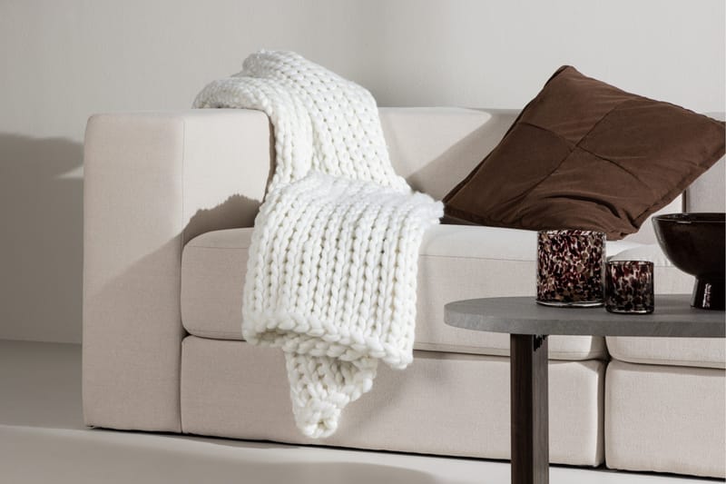 Kate Pläd 130x170 cm - Vit - Textil & mattor - Filtar, kuddar & plädar - Filtar & plädar