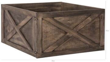 Woody Skyddskant Julgran tillbehör 45 cm - mörkbrun - Inredning - Julpynt & helgdekoration - Julpynt & juldekoration - Jultextil - Julgransmatta