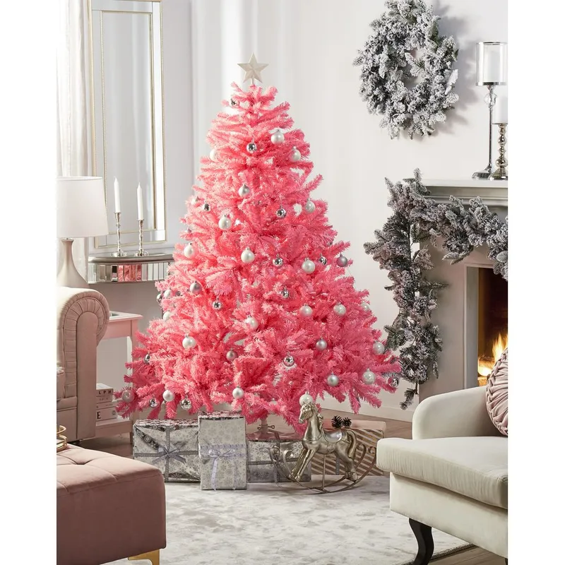 Konstgjord Julgran Farnham - Rosa 150x150x210 cm - Inredning - Julpynt & helgdekoration - Julpynt & juldekoration - Plastgran