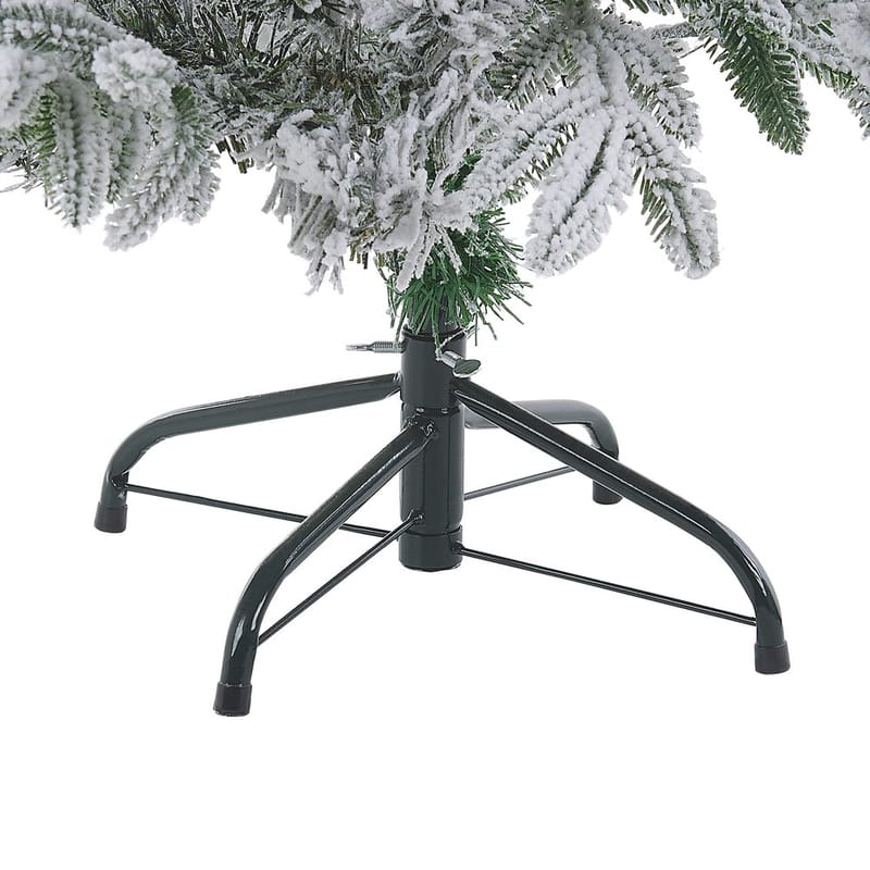 Konstgjord Snöig Julgran Bassie - 130x130x180 cm - Inredning - Julpynt & helgdekoration - Julpynt & juldekoration - Plastgran