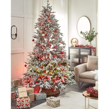 Konstgjord Snöig Julgran Bassie - 150x150x240 cm - Inredning - Julpynt & helgdekoration - Julpynt & juldekoration - Plastgran