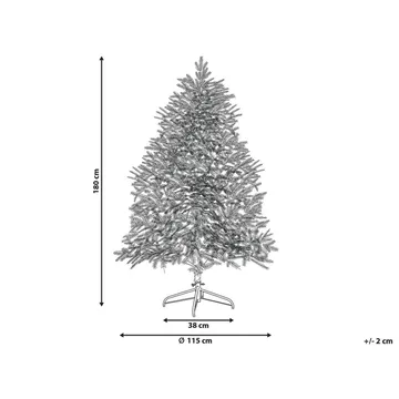 Konstgjord Snöig Julgran Brisco - 115x115x180 cm - Inredning - Julpynt & helgdekoration - Julpynt & juldekoration - Plastgran
