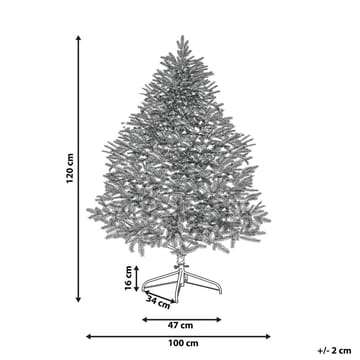 Masala Liten Snöig Plastgran 120 cm - Vit/Grön - Inredning - Julpynt & helgdekoration - Julpynt & juldekoration - Plastgran