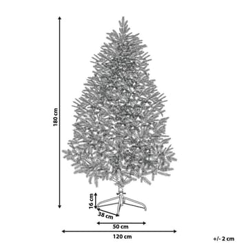 Masala Snöig Plastgran 180 cm - Vit/Grön - Inredning - Julpynt & helgdekoration - Julpynt & juldekoration - Plastgran