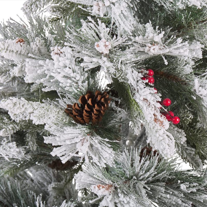 Masala Snöig Plastgran 180 cm - Vit/Grön - Inredning - Julpynt & helgdekoration - Julpynt & juldekoration - Plastgran