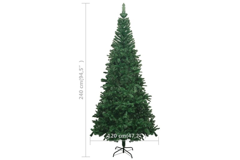 Julgran konstgjord L 240 cm grön - Grön - Inredning - Julpynt & helgdekoration - Julpynt & juldekoration - Plastgran