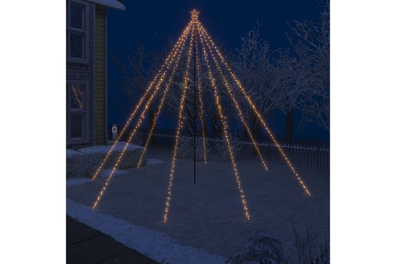 Julgran LED inomhus/utomhus 800 lysdioder 5 m - Vit - Inredning - Julpynt & helgdekoration - Julpynt & juldekoration - Plastgran