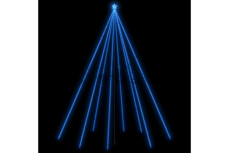 Julgransbelysning inomhus/utomhus 1300 LEDs blå 8 m - Blå - Inredning - Julpynt & helgdekoration - Julpynt & juldekoration - Plastgran