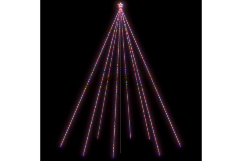 Julgransbelysning inomhus/utomhus 1300 LEDs färgglad 8 m - Flerfärgad - Inredning - Julpynt & helgdekoration - Julpynt & juldekoration - Plastgran