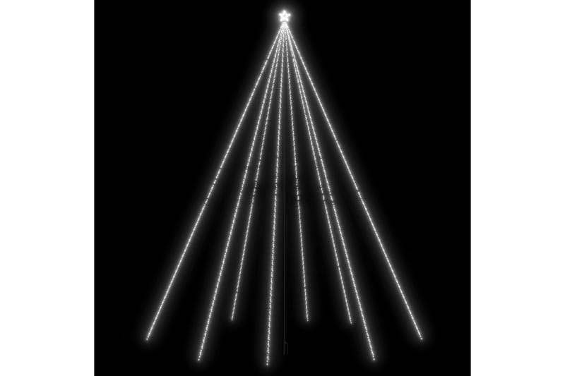 Julgransbelysning inomhus/utomhus 1300 LEDs kallvit 8 m - Vit - Inredning - Julpynt & helgdekoration - Julpynt & juldekoration - Plastgran