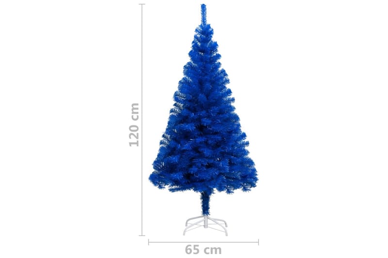 Plastgran med fot blå 120 cm PVC - Inredning - Julpynt & helgdekoration - Julpynt & juldekoration - Plastgran