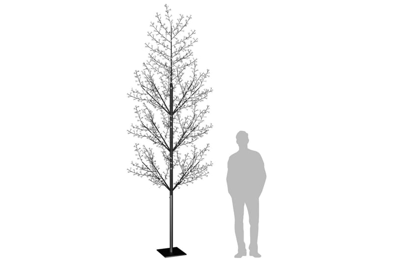 Plastgran 1200 LED körsbärsblommor blått ljus 400 cm - Svart - Inredning - Julpynt & helgdekoration - Julpynt & juldekoration - Plastgran