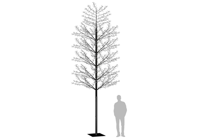 Plastgran 2000 LED körsbärsblommor blåvitt ljus 500 cm - Svart - Inredning - Julpynt & helgdekoration - Julpynt & juldekoration - Plastgran