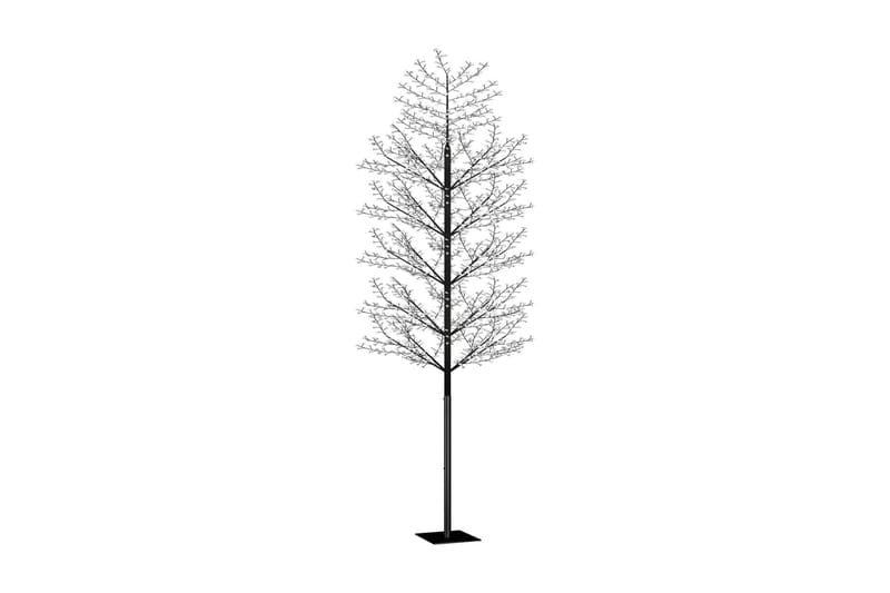 Plastgran 2000 LED körsbärsblommor kallvitt ljus 500 cm - Svart - Plastgran