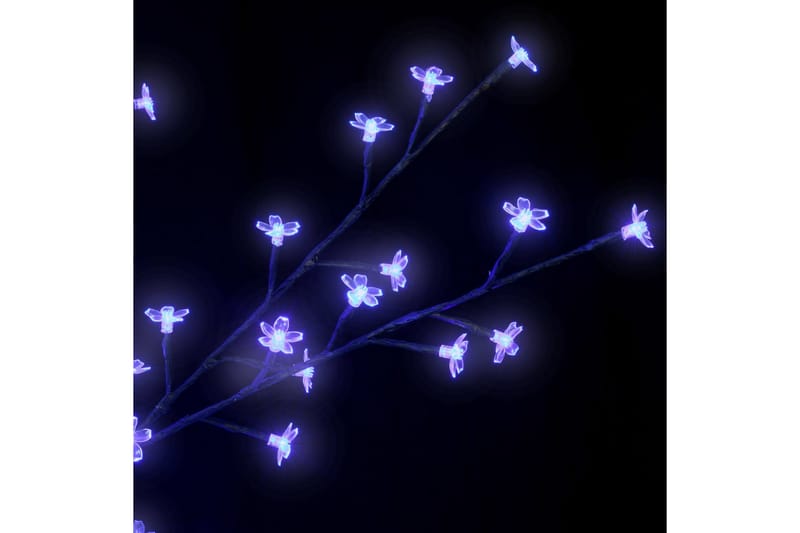 Plastgran 600 LED körsbärsblommor blått ljus 300 cm - Svart - Inredning - Julpynt & helgdekoration - Julpynt & juldekoration - Plastgran