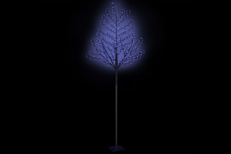 Plastgran 600 LED körsbärsblommor blått ljus 300 cm - Svart - Inredning - Julpynt & helgdekoration - Julpynt & juldekoration - Plastgran