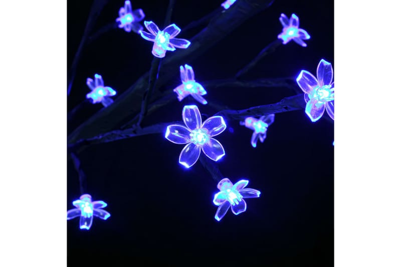 Plastgran 600 LED körsbärsblommor blått ljus 300 cm - Svart - Inredning - Julpynt & helgdekoration - Julpynt & juldekoration - Plastgran