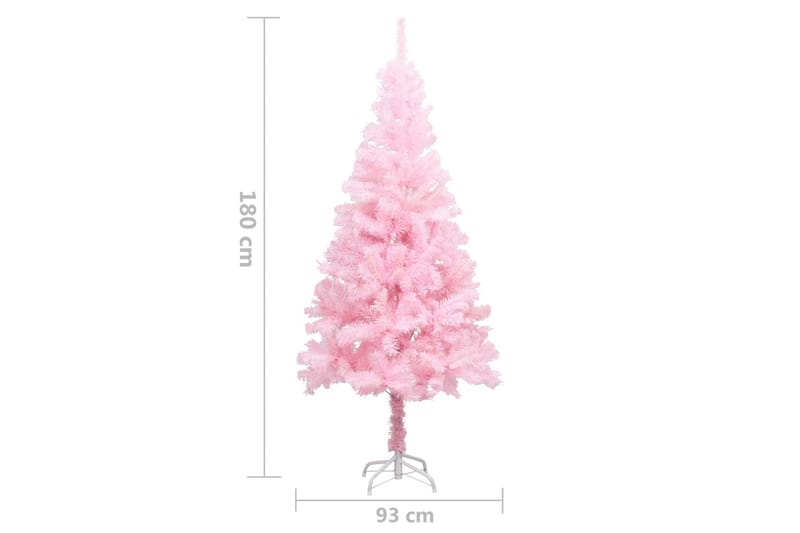 Plastgran med fot rosa 180 cm PVC - Rosa - Inredning - Julpynt & helgdekoration - Julpynt & juldekoration - Plastgran