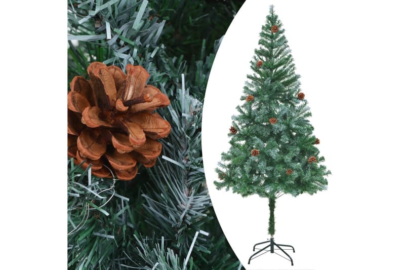 Plastgran med kottar 180 cm - Grön - Inredning - Julpynt & helgdekoration - Julpynt & juldekoration - Plastgran