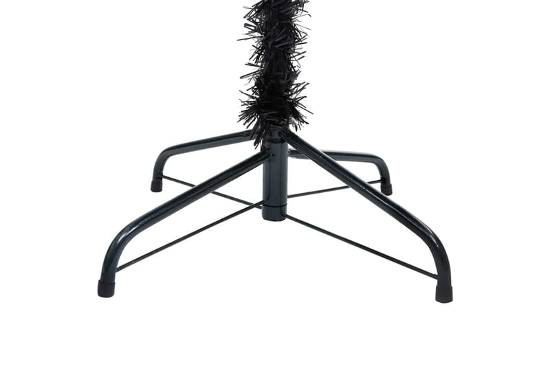 Plastgran med LED och julgranskulor svart 150 cm PVC - Inredning - Julpynt & helgdekoration - Julpynt & juldekoration - Plastgran